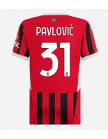 AC Milan Strahinja Pavlovic #31 Kotipaita Naisten 2024-25 Lyhythihainen